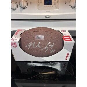 Noah Fant signed NFL Football Denver Broncos Seahawks Bengals & Iowa Hawkeyes